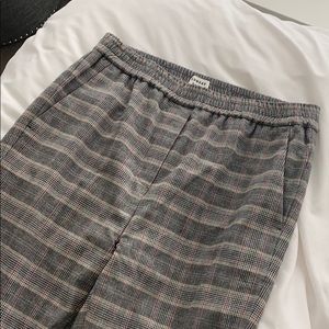 Aritzia sunday best plaid pants